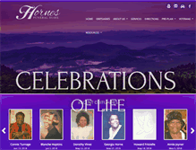 Tablet Screenshot of hornesfh.com